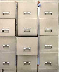 File Cabinet Locking Bars